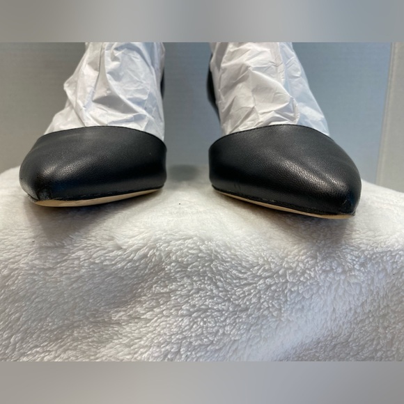 Sz 9 BCBGeneration BG-Tempest Black Vintage Devon Leather High Heel Wedge… - Picture 6 of 16